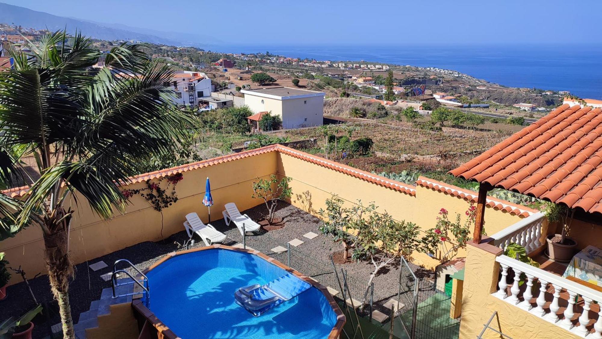 Casa" Vistas Al Teide" Mar Piscina Privada Parking Cubierto Gratuito En Las Instalaciones La Victoria de Acentejo エクステリア 写真