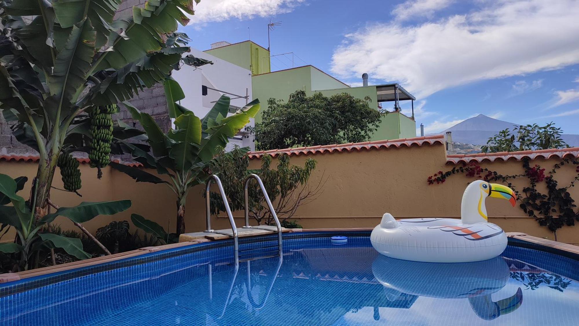 Casa" Vistas Al Teide" Mar Piscina Privada Parking Cubierto Gratuito En Las Instalaciones La Victoria de Acentejo エクステリア 写真