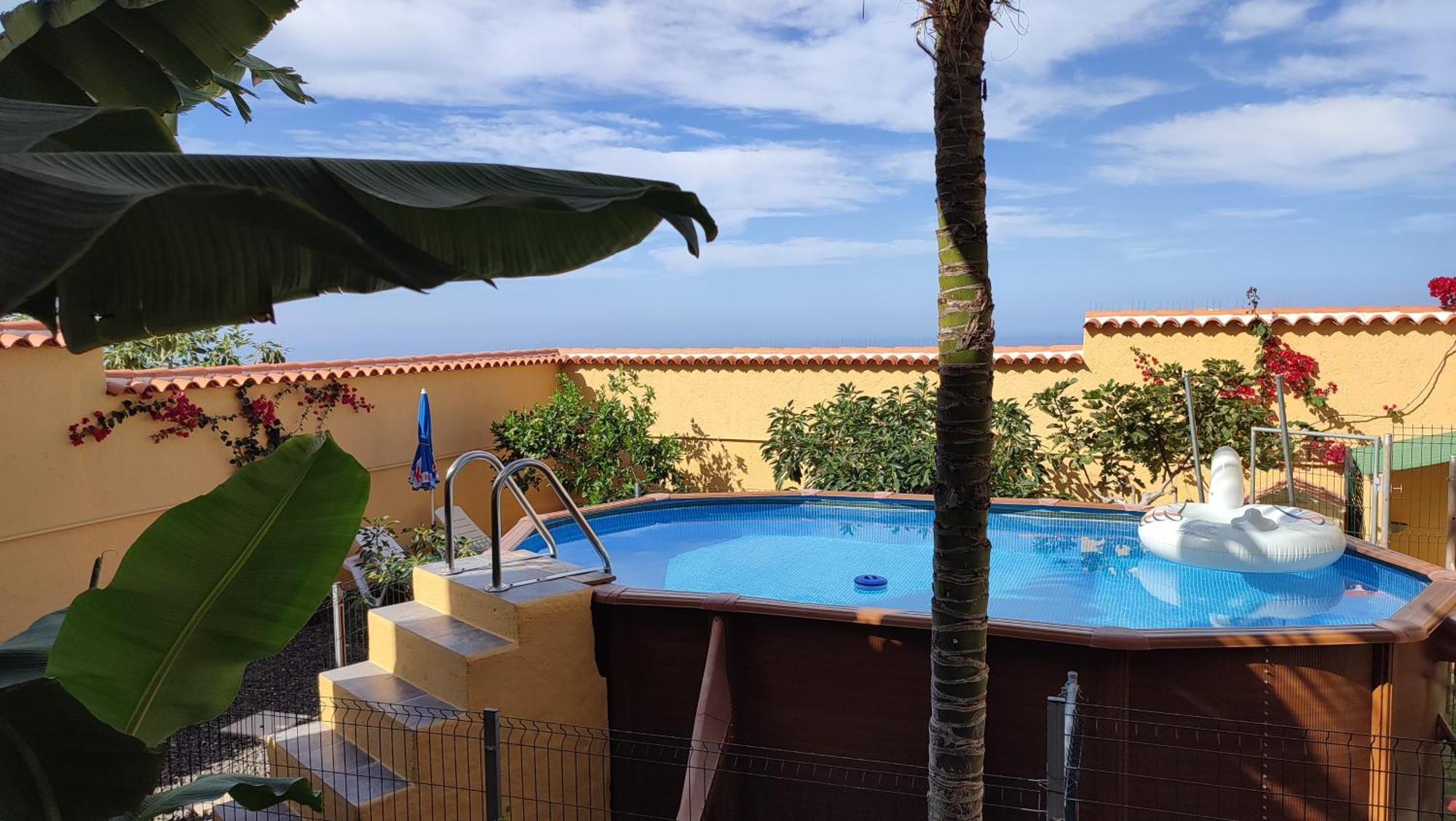 Casa" Vistas Al Teide" Mar Piscina Privada Parking Cubierto Gratuito En Las Instalaciones La Victoria de Acentejo エクステリア 写真